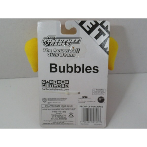 Powerpuff Girls Bubbles Beans Doll Stuffed Plush Cartoon Network Trendmasters - Picture 3 of 7